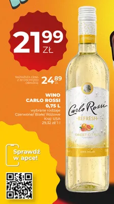 Wino Carlo Rossi promocja w Duży Ben