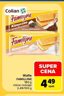 Wafle Familijne promocja w Carrefour Market