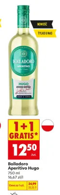 Aperitivo Hugo 1+1 GRATIS promocja w Biedronka