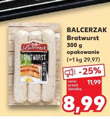 Bratwurst promocja w Kaufland