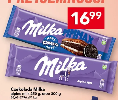 Czekolada Milka alpine milk promocja w LEWIATAN