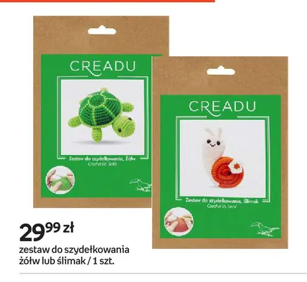 Zestaw do szydełkowania żółw Creadu promocja w Empik