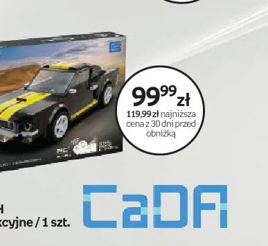 Klocki konstrukcyjne CaDA Shelby GT 350H promocja w Dzień Dziecka
