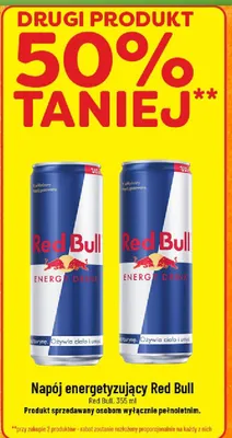 Napój energetyzujący Red Bull promocja w POLOmarket