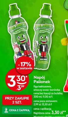 Napój Palionek smoczy owoc-borówka promocja w Żabka