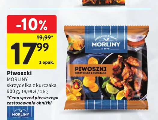 Piwoszki skrzydełka z kurczaka Morliny promocja w Intermarche