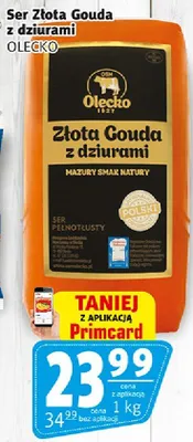 Ser złota gouda z dziurami promocja w Prim Market