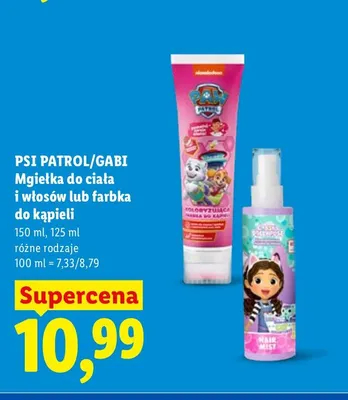 Mgiełka do ciała i włosów Gabi promocja w Lidl