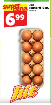 Jaja kurze rozmiar M promocja w TOPAZ