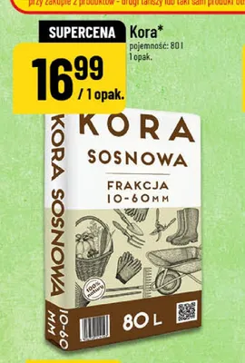 Kora sosnowa frakcja 10-60 mm promocja w POLOmarket