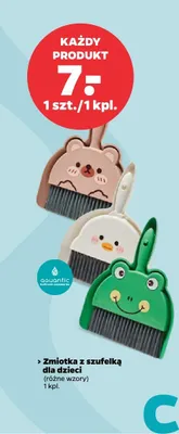 Zmiotka z szufelką dla dzieci, różne wzory promocja w Netto