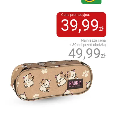 Piórnik saszetka BackUp promocja w Smyk