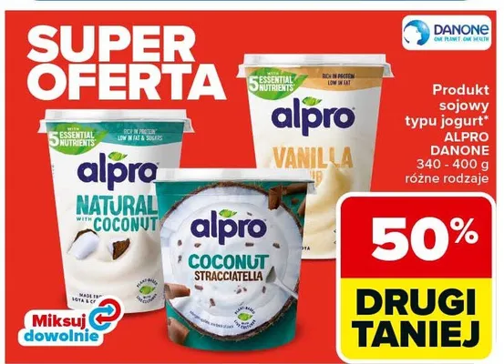 Produkt sojowy typu jogurt różne rodzaje promocja w Carrefour