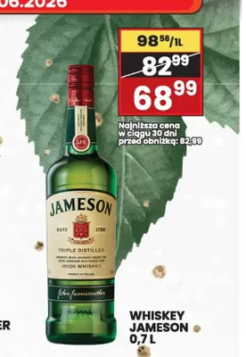 Whiskey Jameson promocja w Wafelek