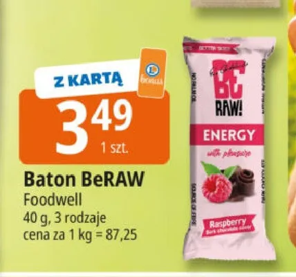 Baton BeRAW Foodwell promocja w Leclerc