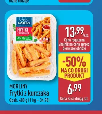 Frytki z kurczaka Morliny promocja w Aldi