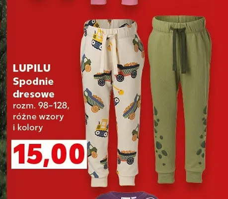 Spodnie dresowe Lupilu promocja w Kaufland