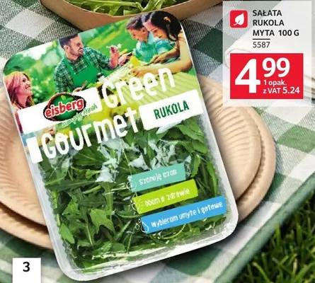 Sałata rukola myta 100 g promocja w Selgros