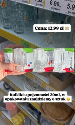 Kufelki Glasmark promocja w Dino