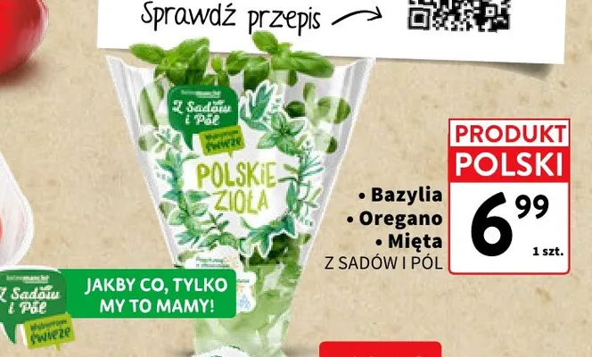 Bazylia Z Sadów i Pól promocja w Intermarche