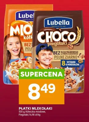 Płatki kółeczka miodowe Lubella Mlekołaki promocja w Stokrotka