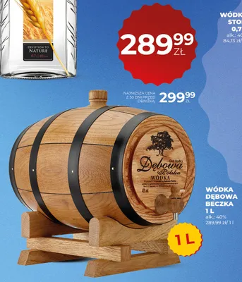 Wódka Dębowa Polska beczka promocja w Duży Ben