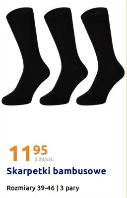 Skarpetki bambusowe promocja w Action