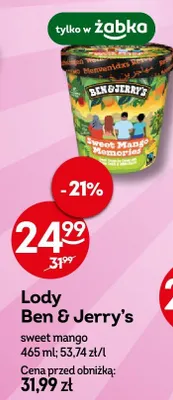 Lody sweet mango promocja w Żabka