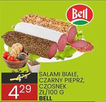 Salami białe, czarny pieprz, czosnek promocja w Wafelek