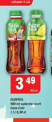 Napój Fuzetea Peach Hibiscus promocja w Chorten