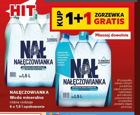 Woda mineralna Nałęczowianka 6-pak promocja w Kaufland