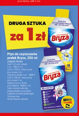Płyn do czyszczenia pralek Bryza promocja w Twój Market