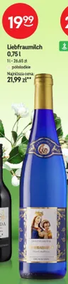 Wino Liebfraumilch Jakobsberg półsłodkie promocja w Żabka
