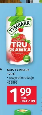 Mus Tymbark Tru Truskawka Banan promocja w Selgros