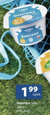 Śmietana 12% Kanka promocja w Delikatesy Centrum