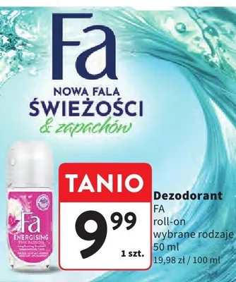 Dezodorant roll-on wybrane rodzaje promocja w Intermarche