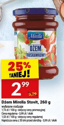 Dżem Mirella Stovit promocja w Twój Market