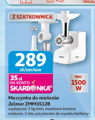 Maszynka do mielenia Zelmer ZMM3512B promocja w Auchan