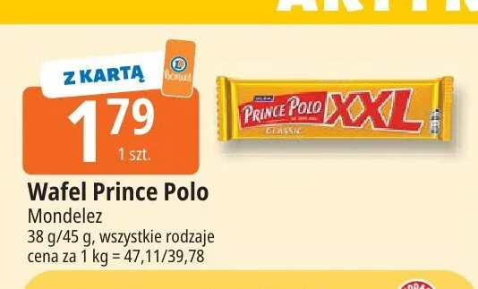 Wafel Prince Polo promocja w Leclerc