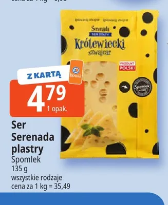 Ser Serenada plastry Spomlek promocja w Leclerc