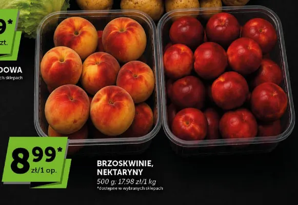 Nektaryny promocja w Groszek
