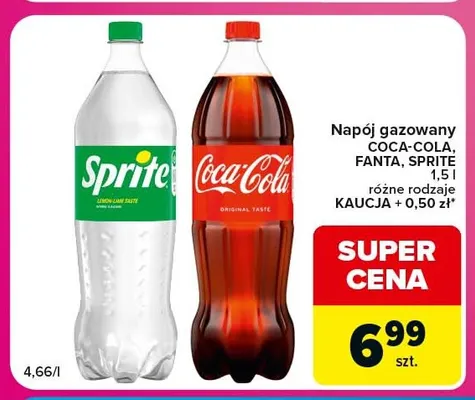 Napój gazowany Fanta promocja w Carrefour Express