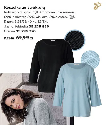 Koszulka ze strukturą promocja w Tchibo