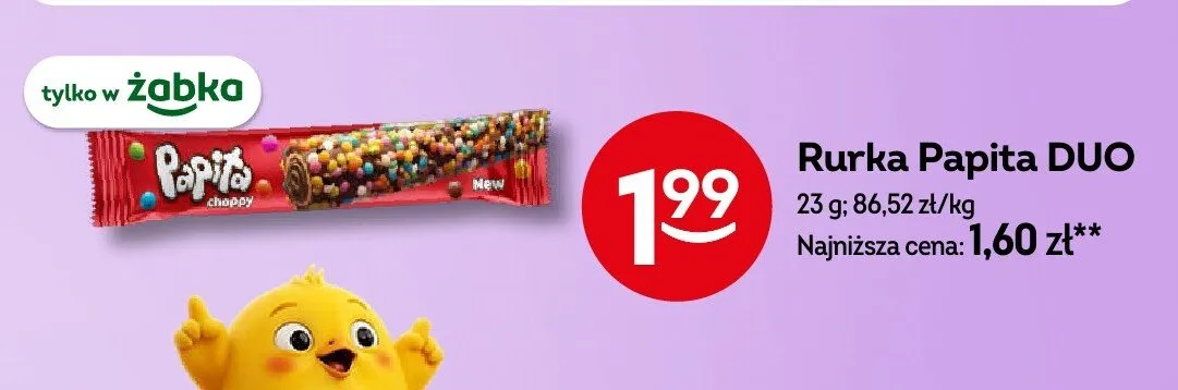 Rurka DUO promocja w Żabka