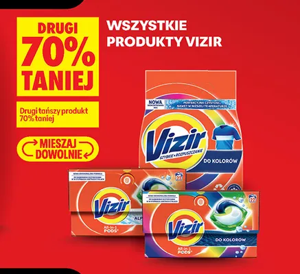 Produkty Vizir promocja w Biedronka