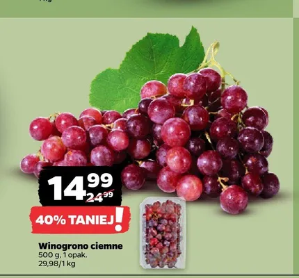 Winogrono ciemne promocja w Netto