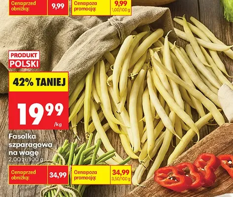 Fasolka szparagowa promocja w Biedronka