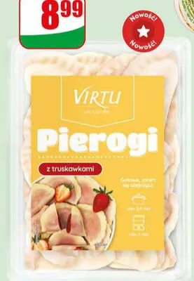 Pierogi z truskawkami Virtu promocja w Dino