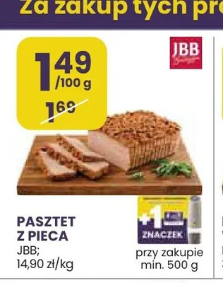 Pasztet z pieca JBB promocja w Stokrotka