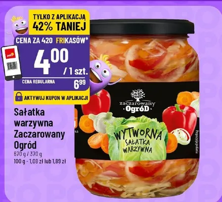 Sałatka warzywna Zaczarowany Ogród promocja w POLOmarket